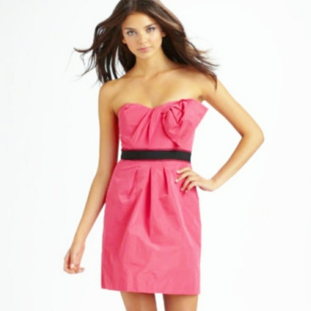 BCBGMAXAZRIA Strapless Cocktail Dress
